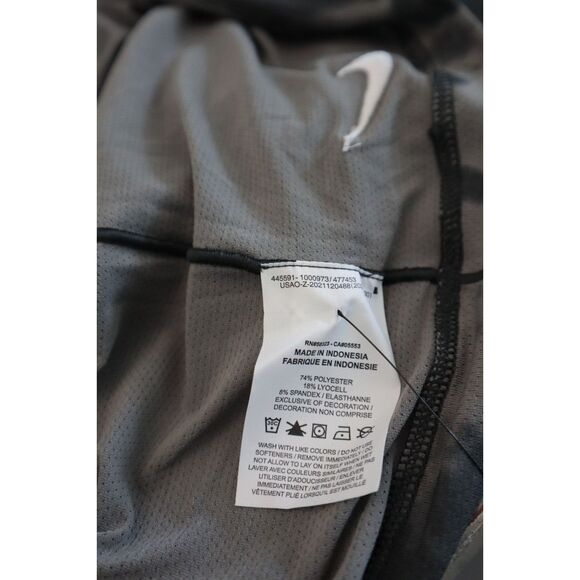 Nike Dri-FIT DX0922-060 Men's Sz 4XL-Tall Gray Allover Print S/S Yoga Top - Picture 7 of 9